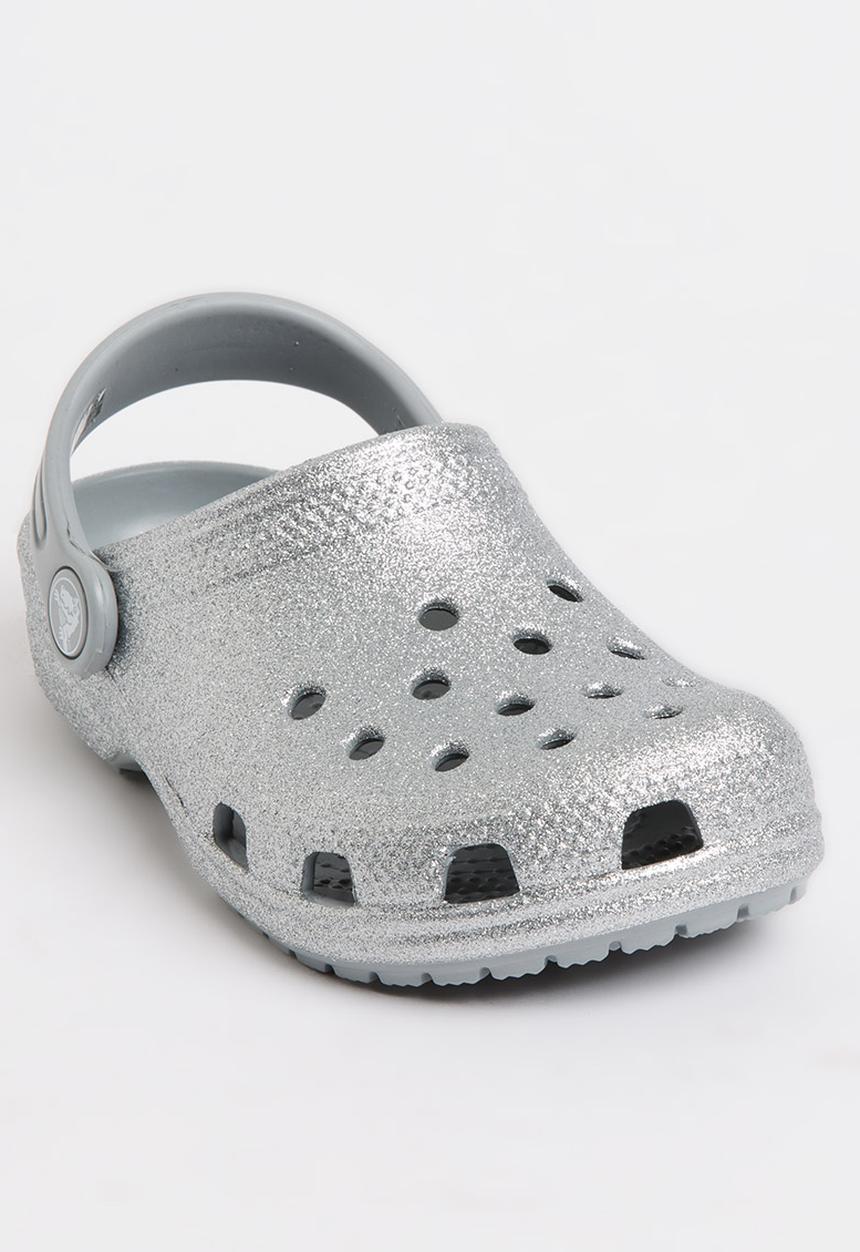 Crocs - Classic glitter clog - silver