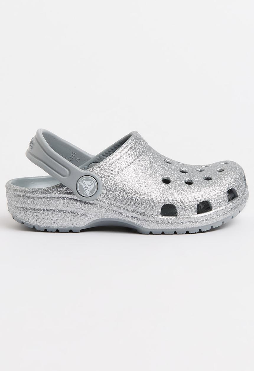 Crocs - Classic glitter clog - silver