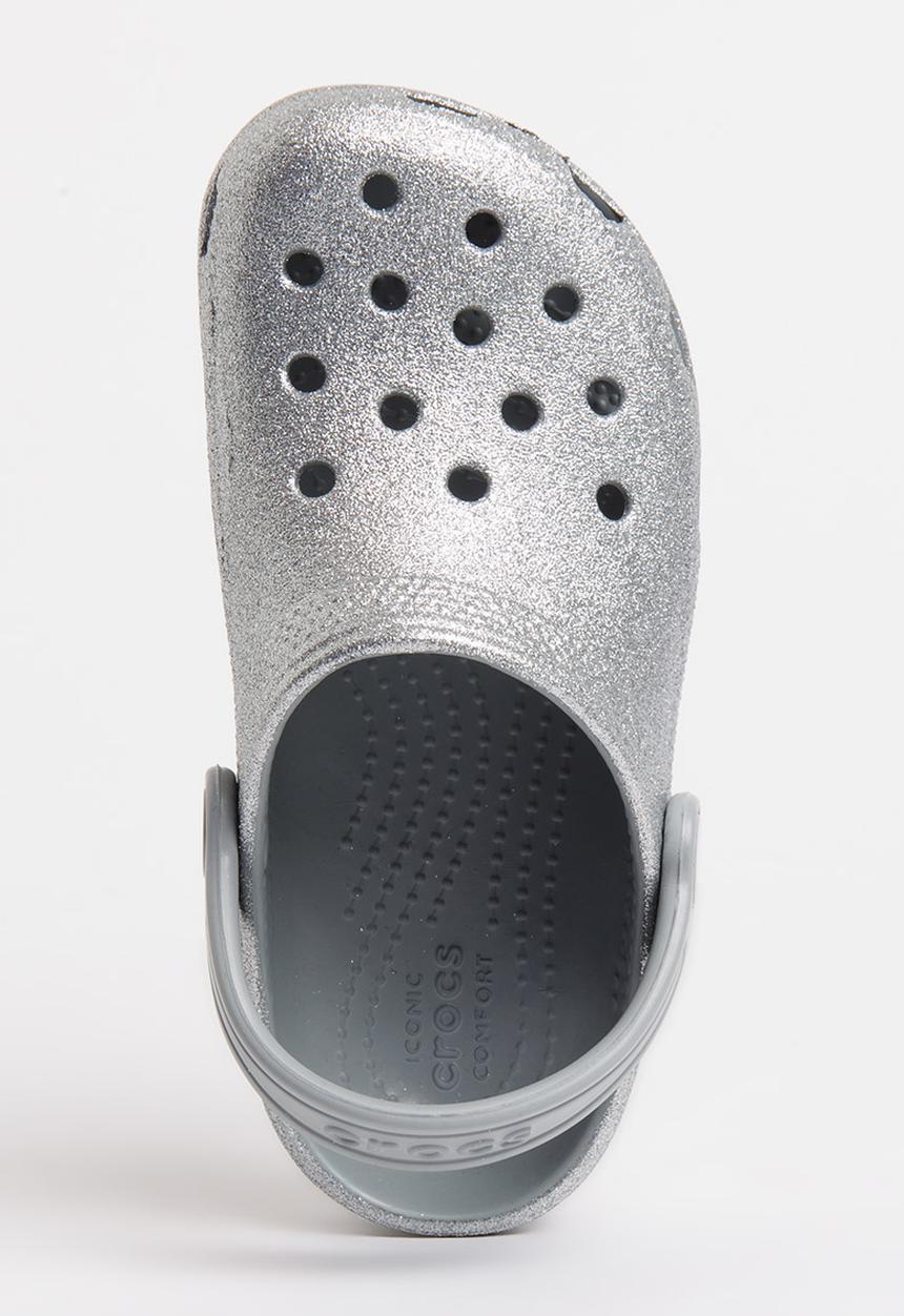 Crocs - Classic glitter clog - silver