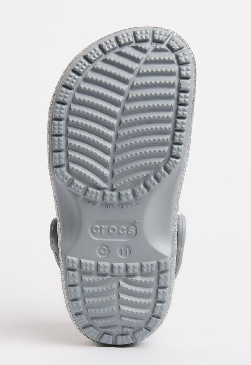 Crocs - Classic glitter clog - silver