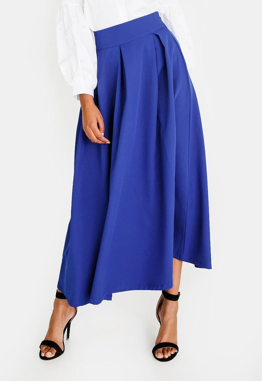 STYLE REPUBLIC - Fit And Flare Volume Skirt Blue