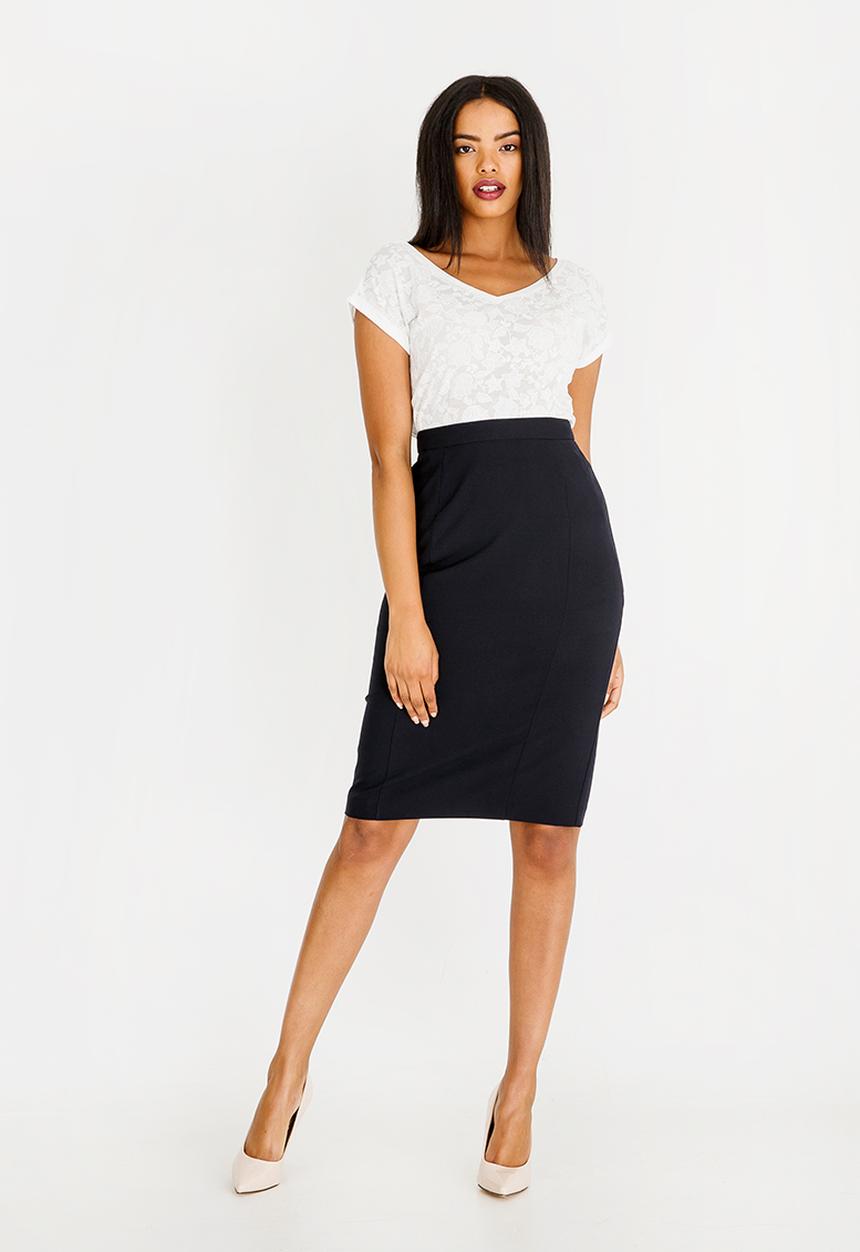 edit - Pencil Skirt Navy