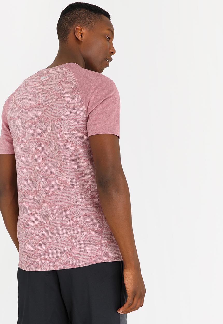 Nike - M NK Brthe Miler Top NV Burgundy