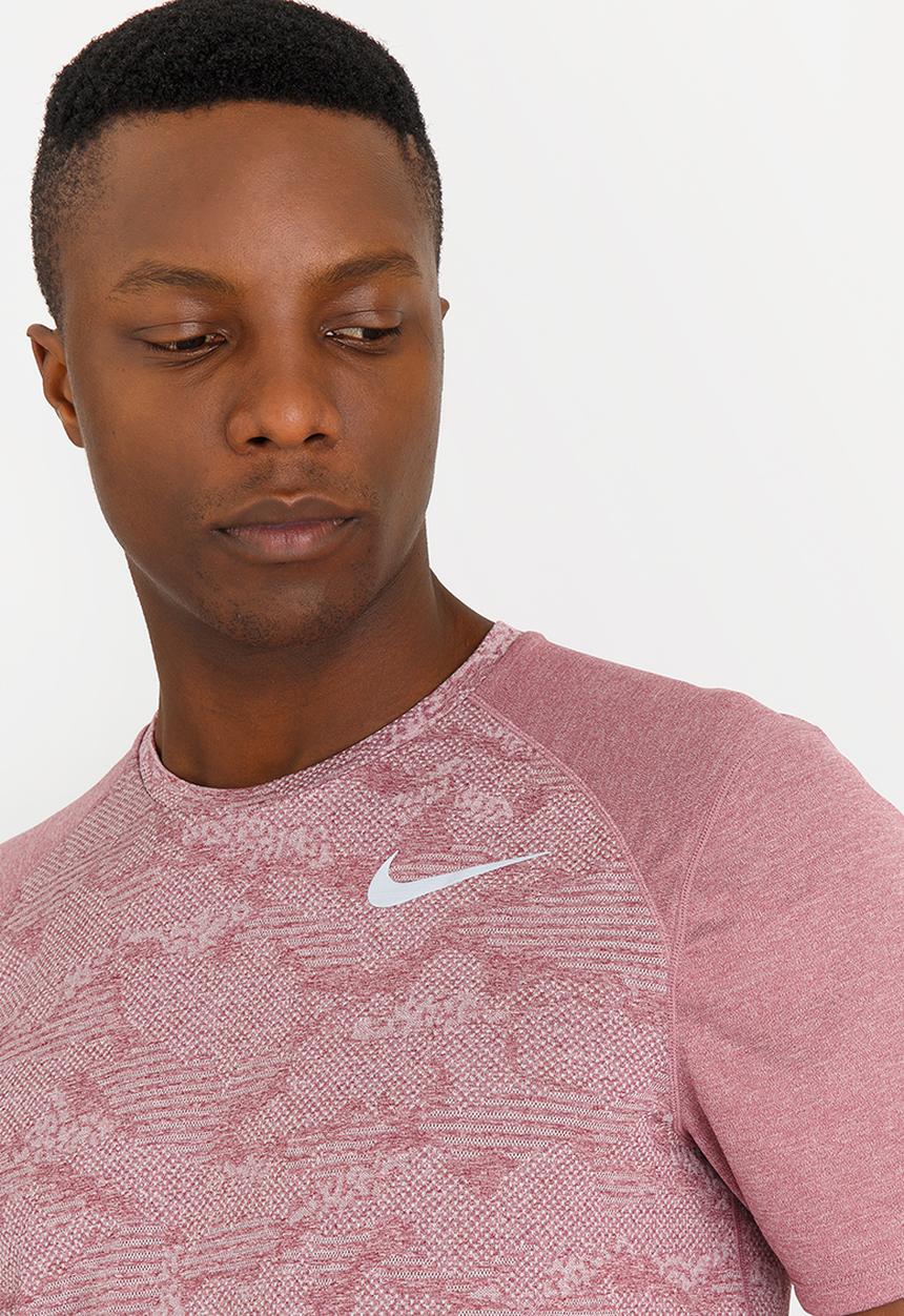 Nike - M NK Brthe Miler Top NV Burgundy
