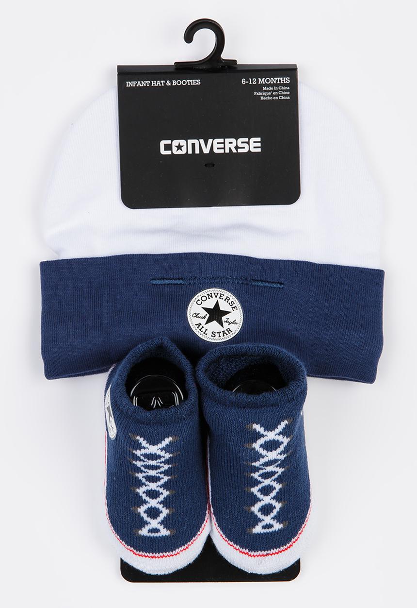Converse - C.T.P. 2 Pack Hat & Bootie Set Navy