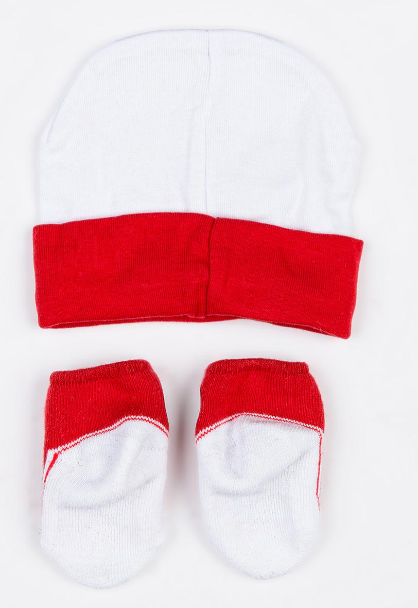 Converse - C.T.P. 2 Pack Hat & Bootie Set Red