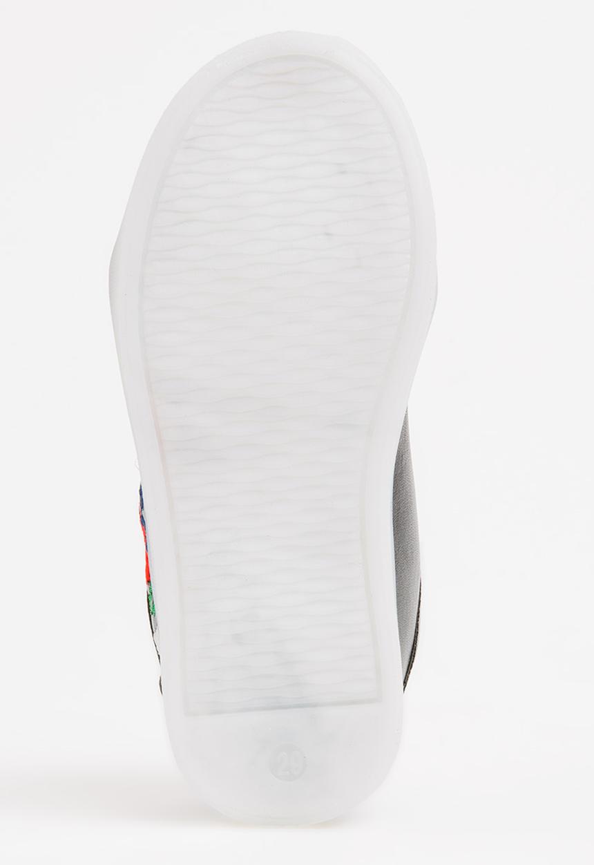Pop Candy - Light Up Flower Embroidered Sneaker Black