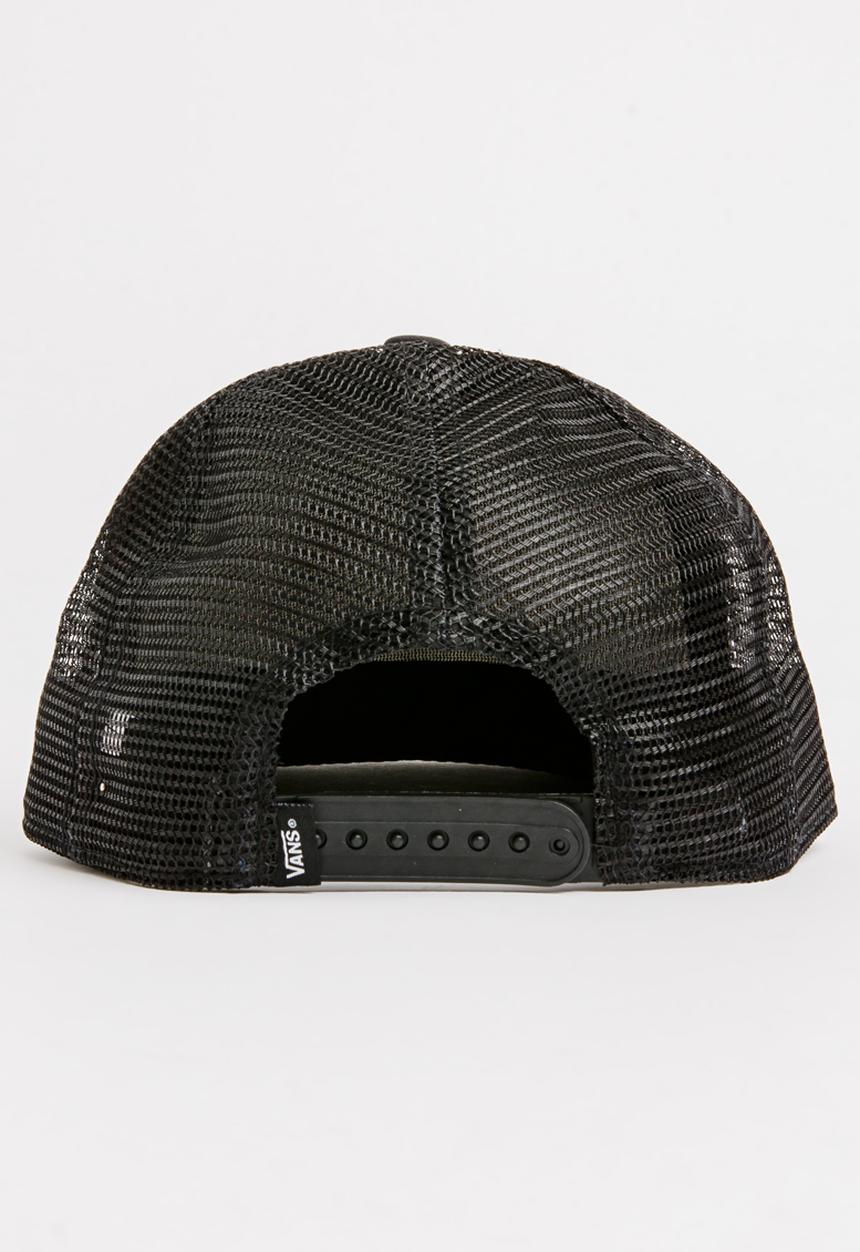 Vans - Logo Trucker Peak Cap Black and White