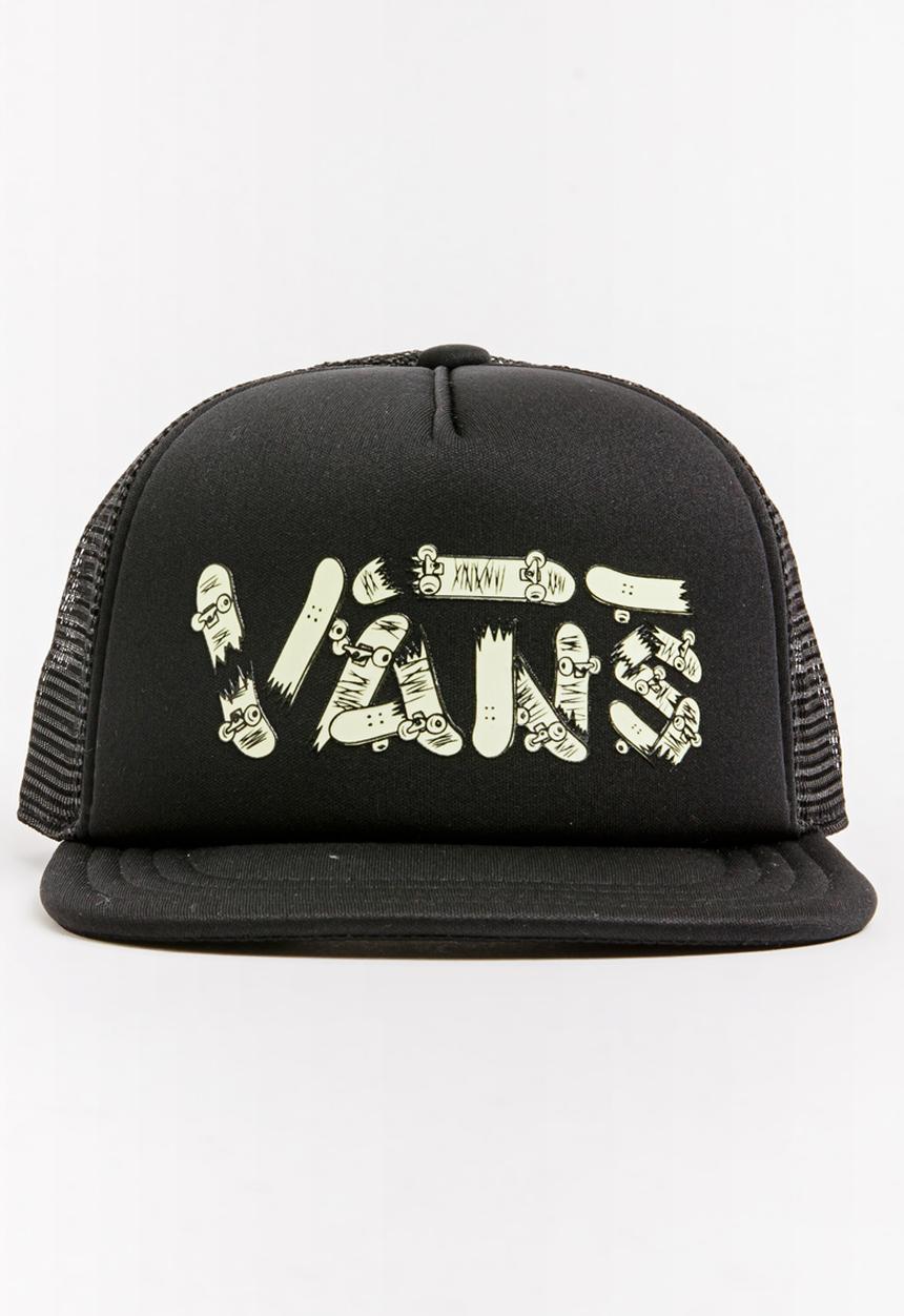 Vans - Logo Trucker Peak Cap Black