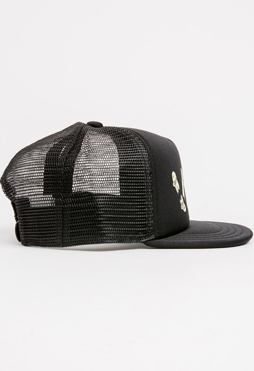 Vans - Logo Trucker Peak Cap Black