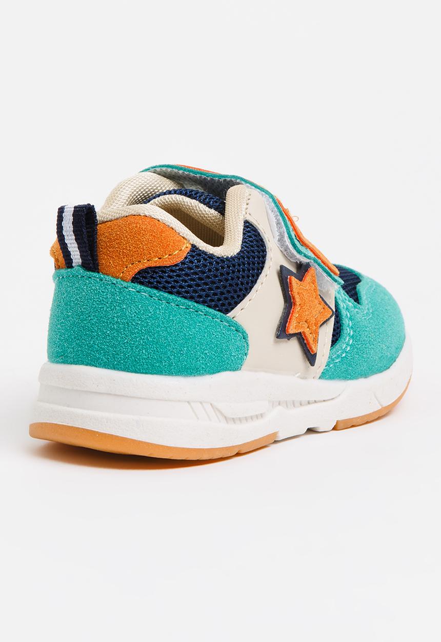 Pop Candy - Velcro strap sneaker green - multi