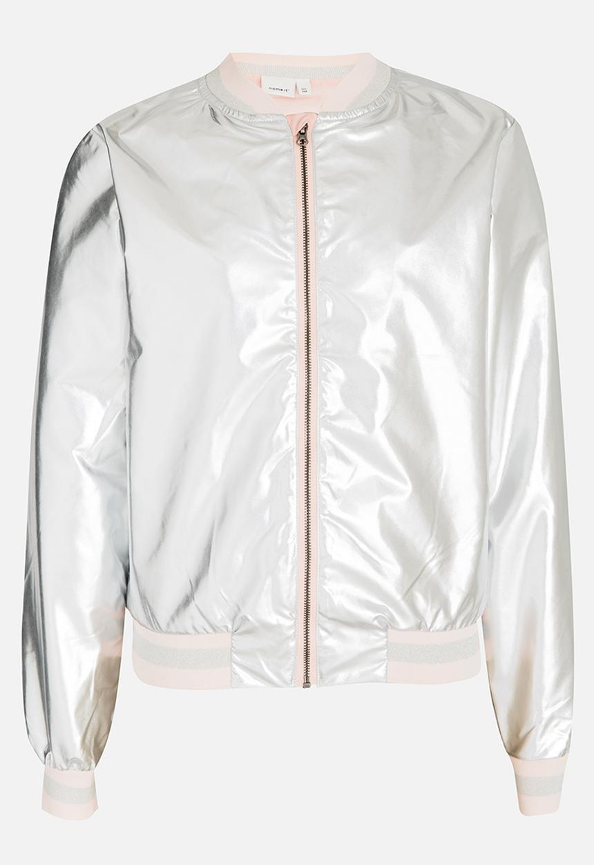 Name It - Bomber Jacket Silver