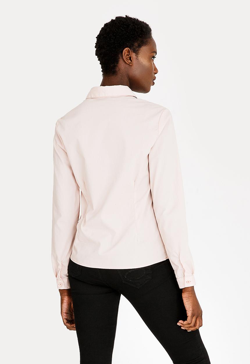 edit - Long Sleeve Classic Shirt Pale Pink