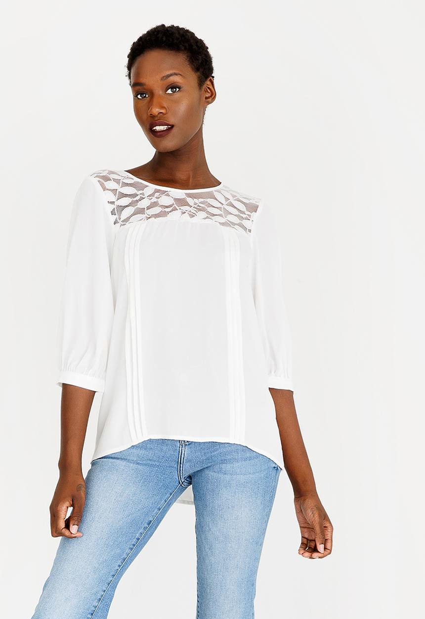 ONLY - Venice 3/4 Sleeve To -  White