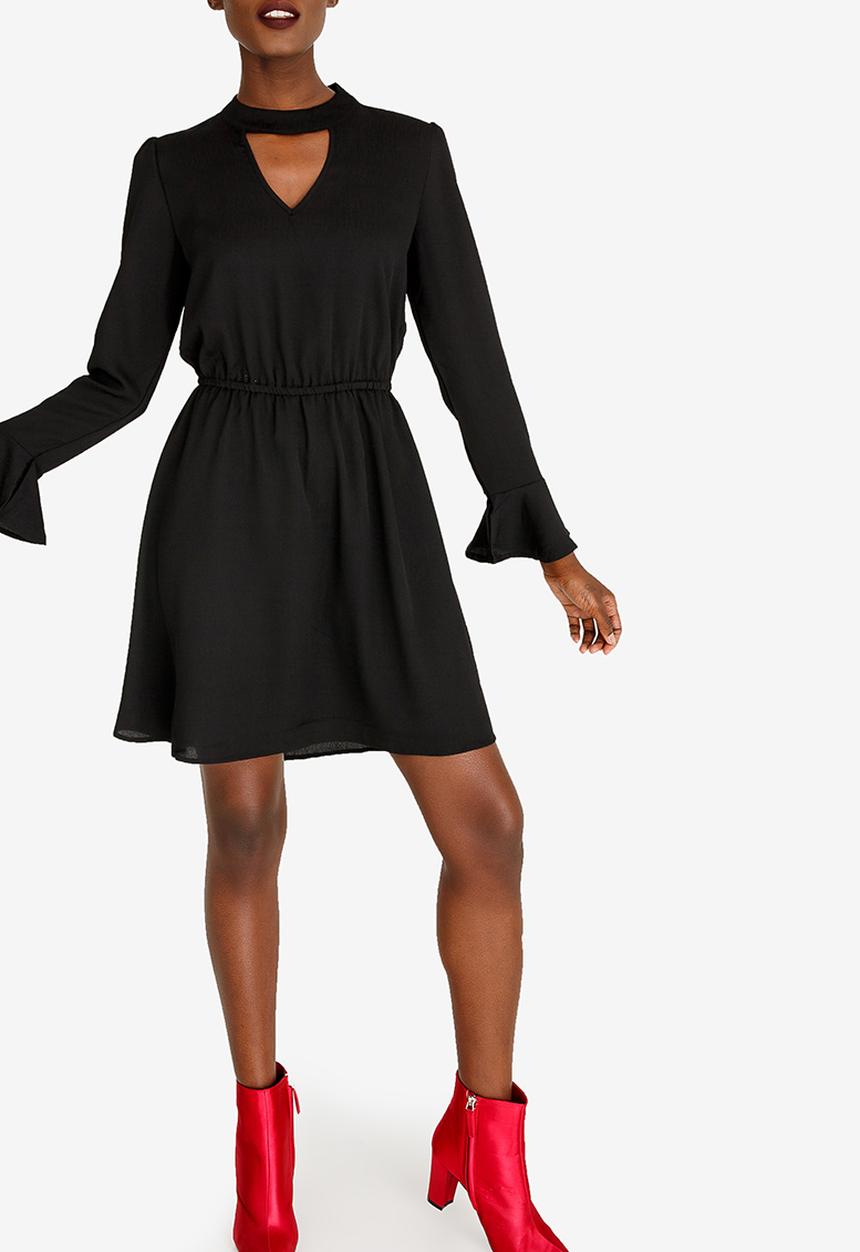 ONLY - Johanna Choker Dress Black