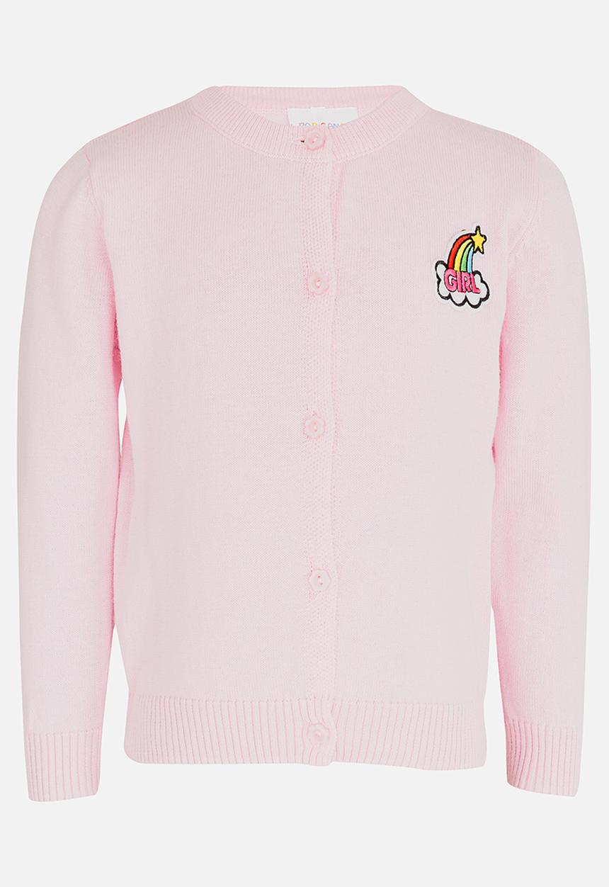 Pop Candy - Rose Detailed Jersey Pale Pink