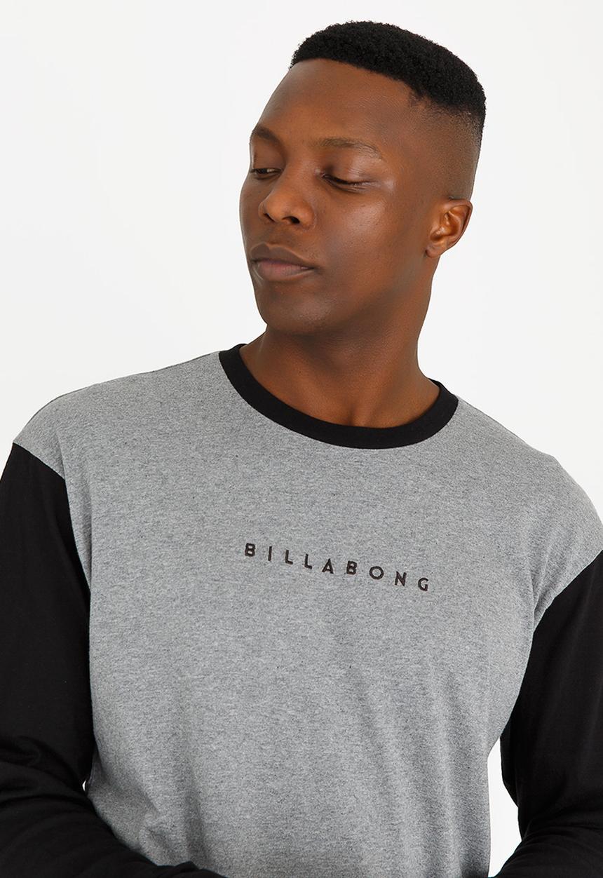 Billabong  - Word Smith Printed Tee Grey