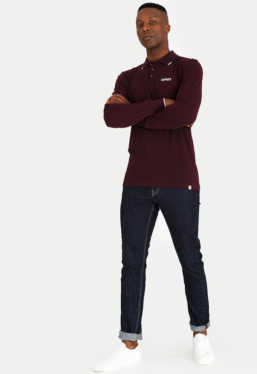 SOVIET - Wimbledon Cotton Pique Golfer Burgundy