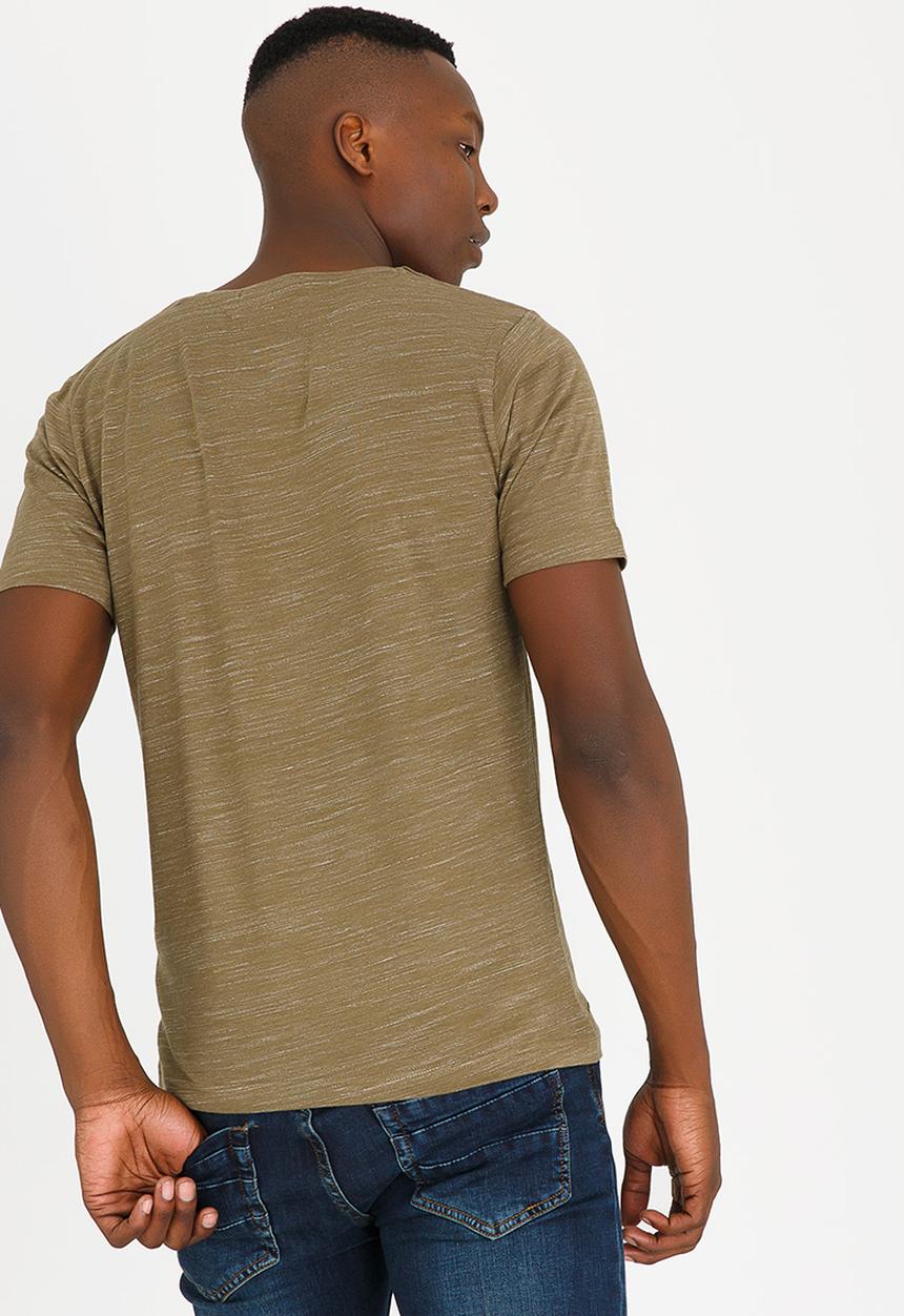 Tokyo Laundry - Delmarva V Neck Tee Khaki Green