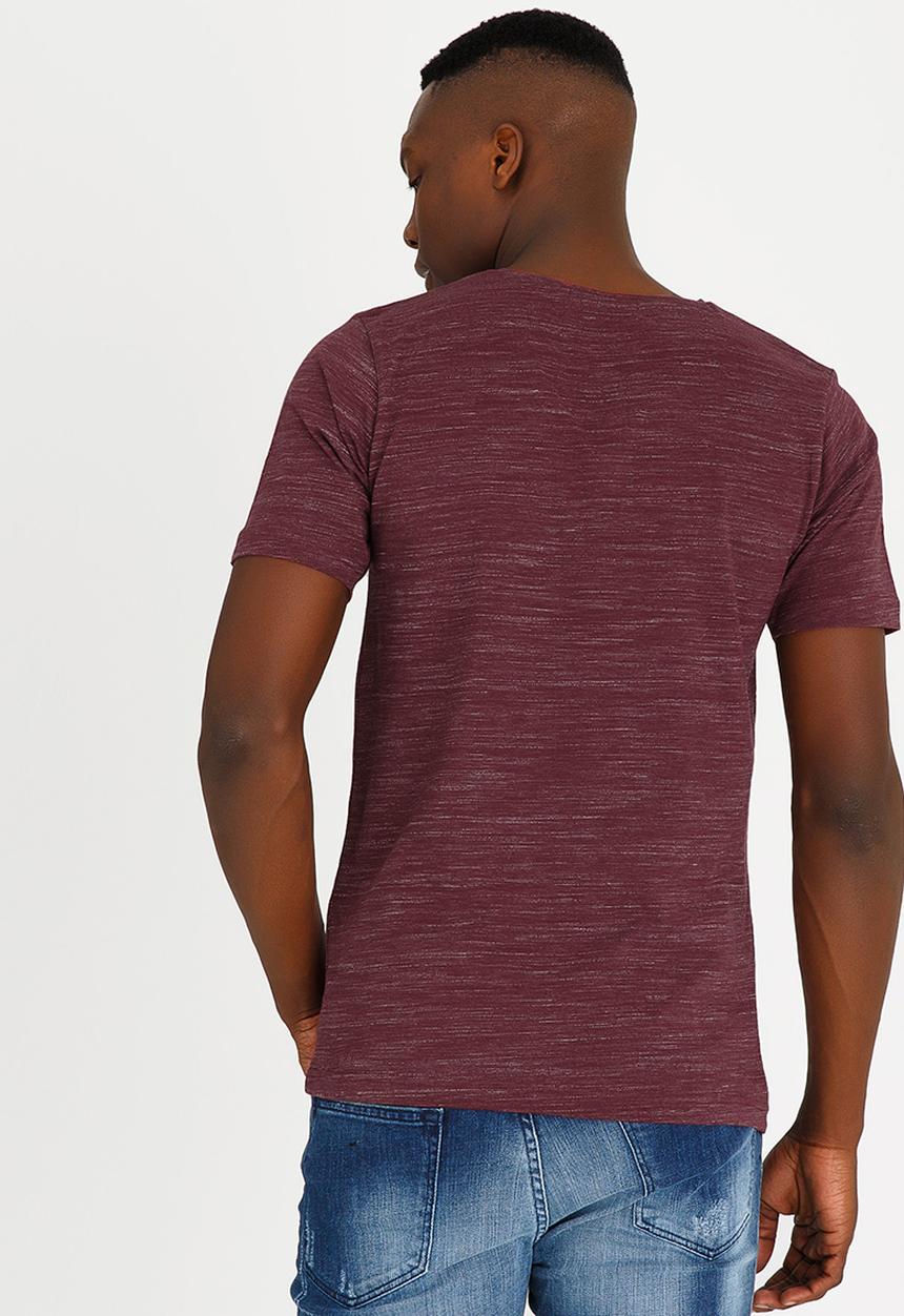 Tokyo Laundry - Delmarva V Neck Tee Burgundy