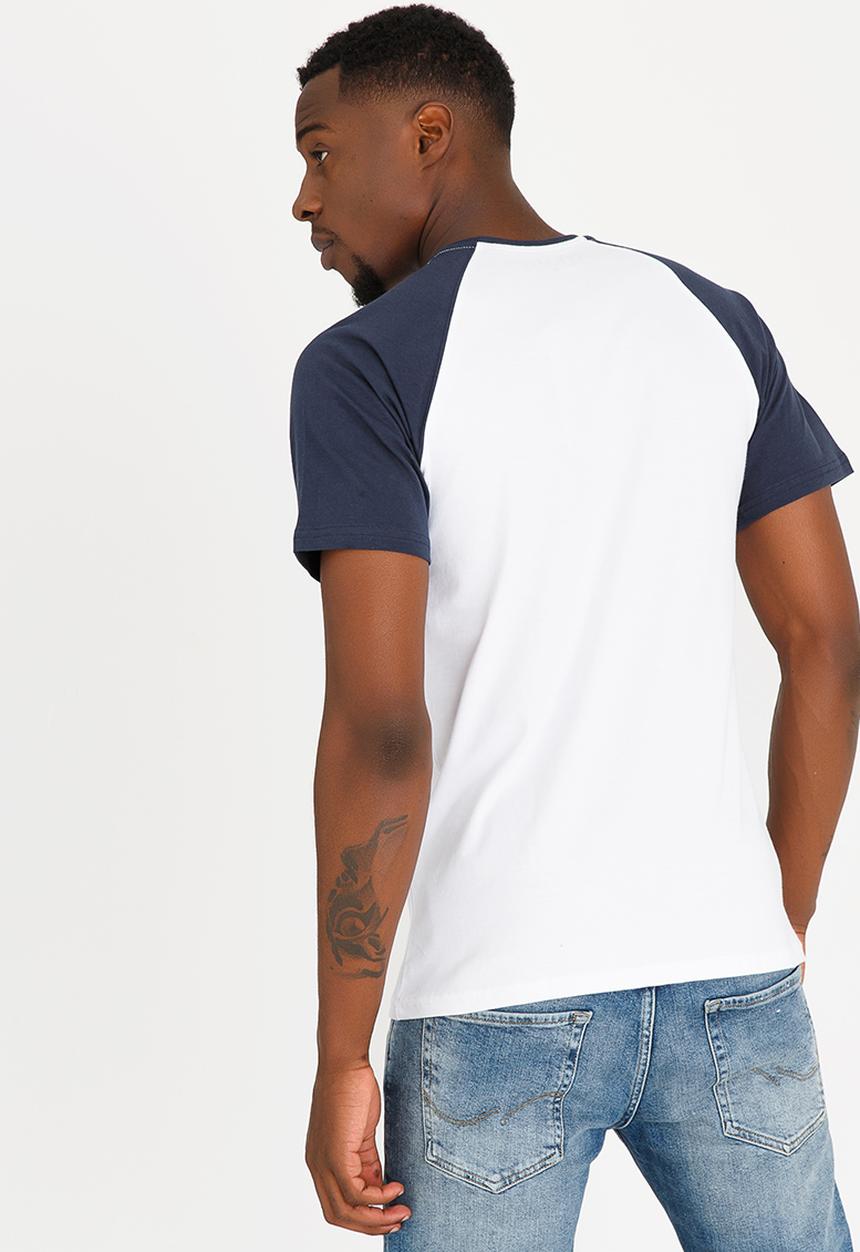 JEEP - Classic Raglan Printed Teen Navy & White