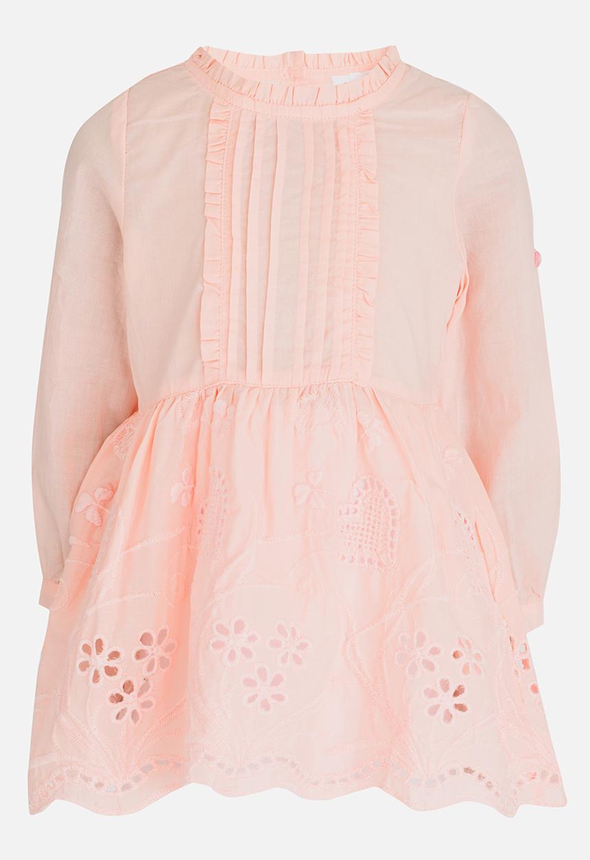 Pop Candy - Lace Detail Dress Mid Pink
