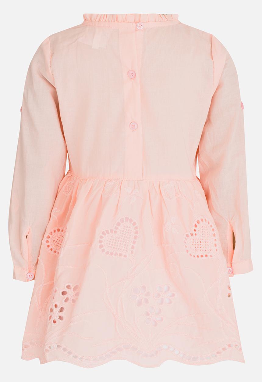 Pop Candy - Lace Detail Dress Mid Pink