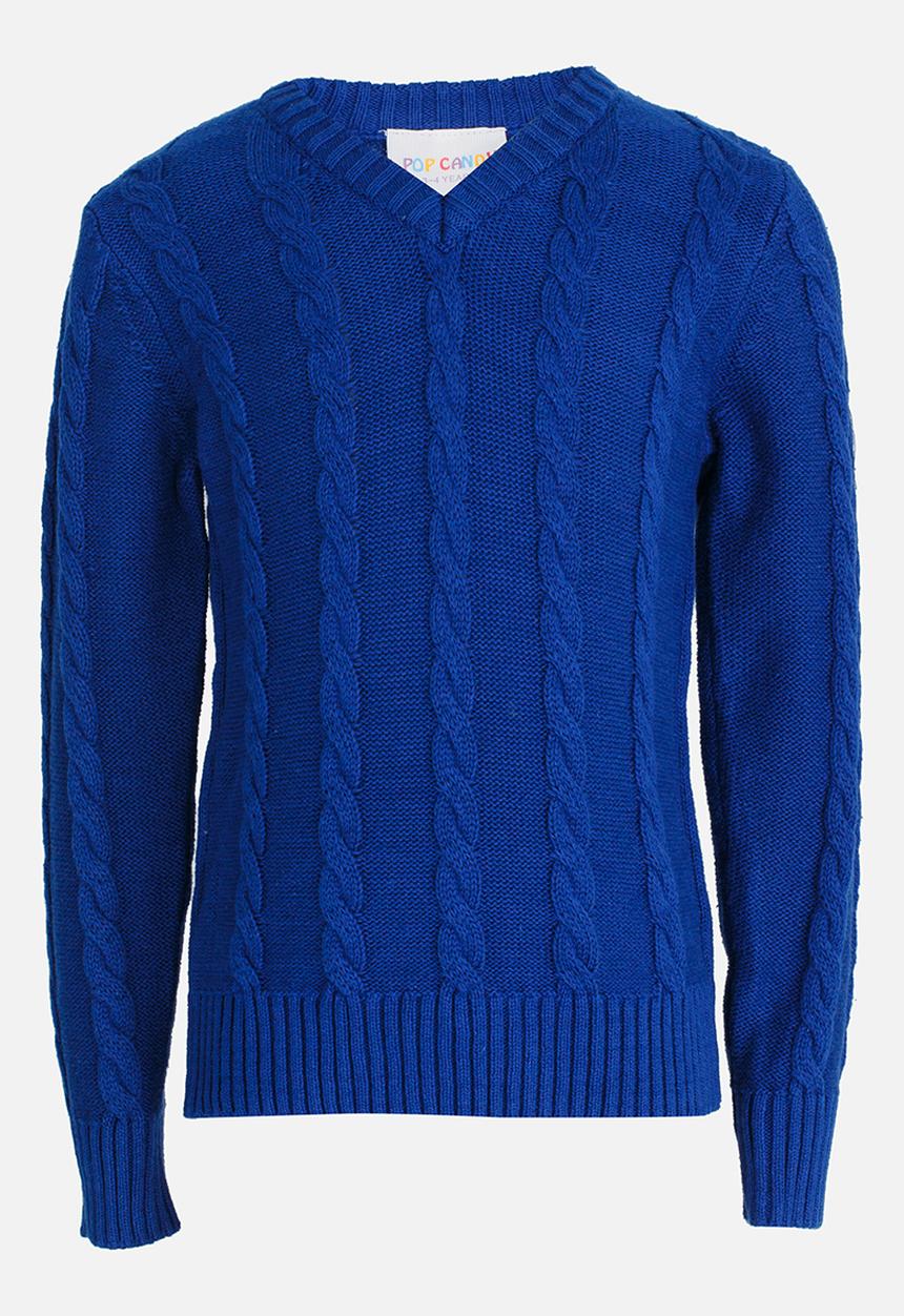 Pop Candy - Long Sleeve Jersey Cobalt
