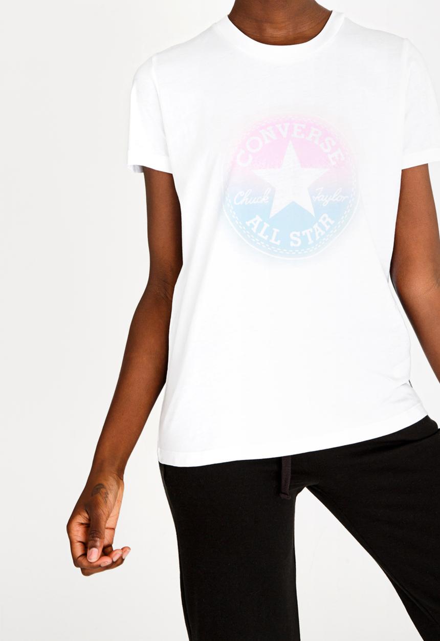 Converse - Ombre Crew Tee White