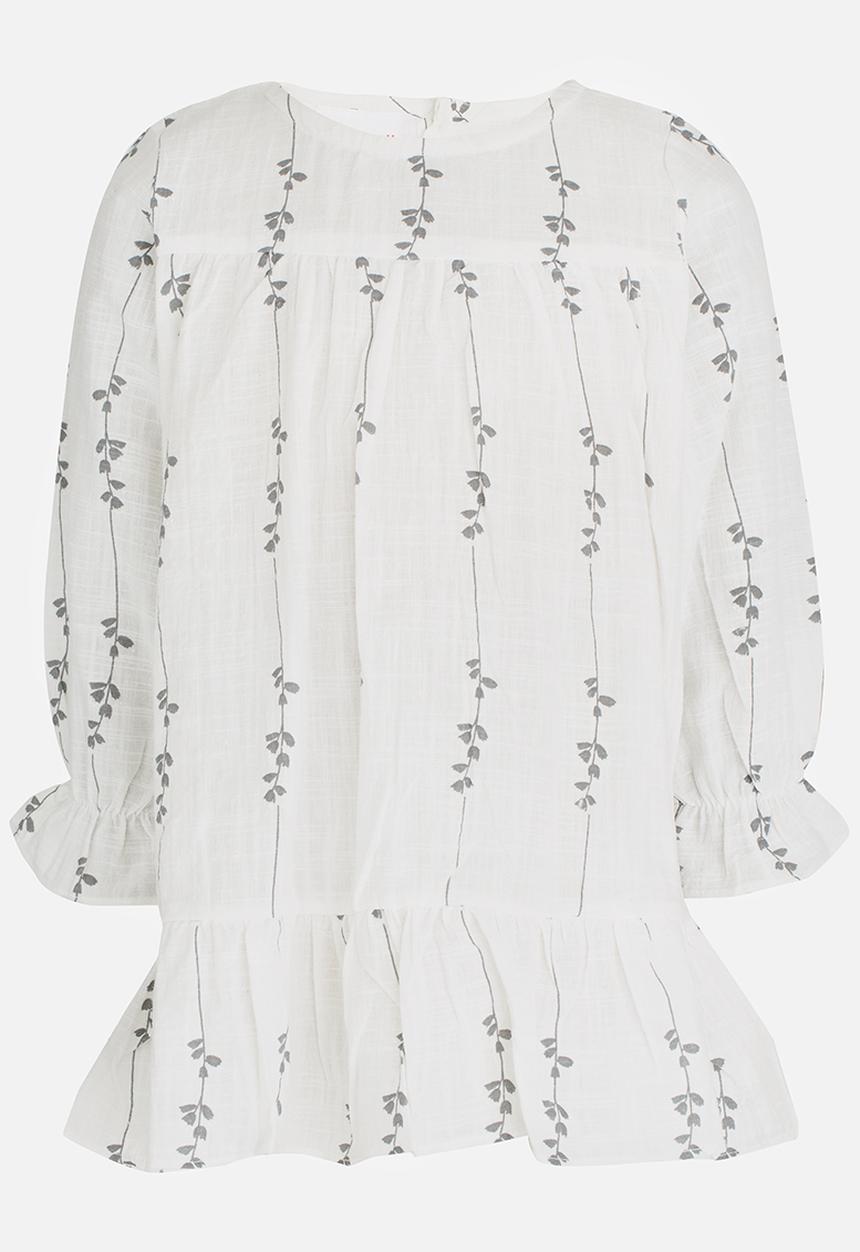 Pop Candy - Long Sleeve Dress White