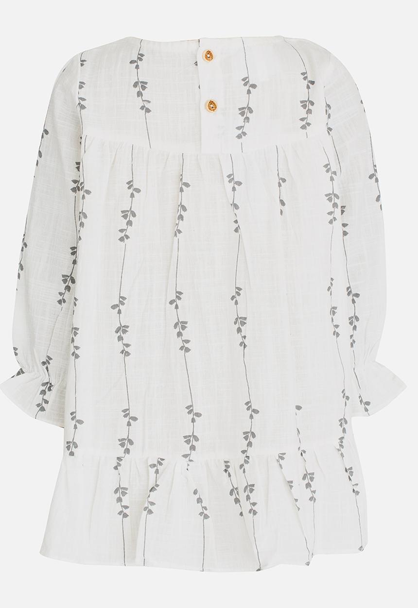 Pop Candy - Long Sleeve Dress White
