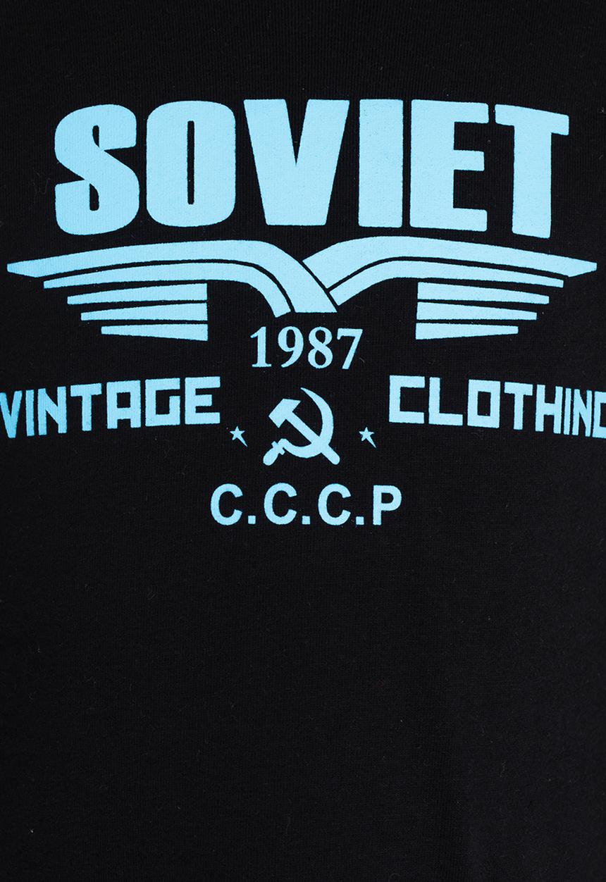 SOVIET - Estrada Long Sleeve Tee Black