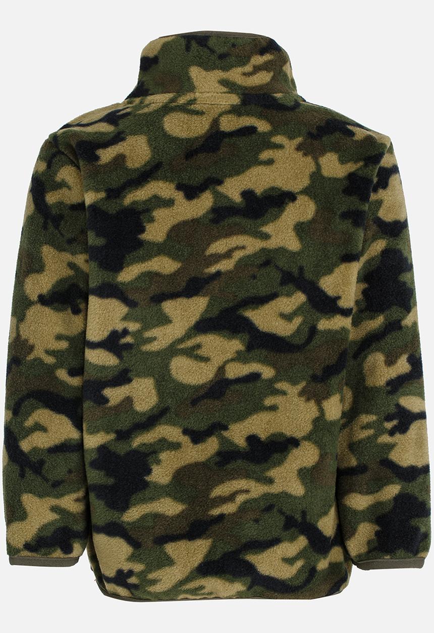 Pop Candy - Zip Front Jacket Khaki Green