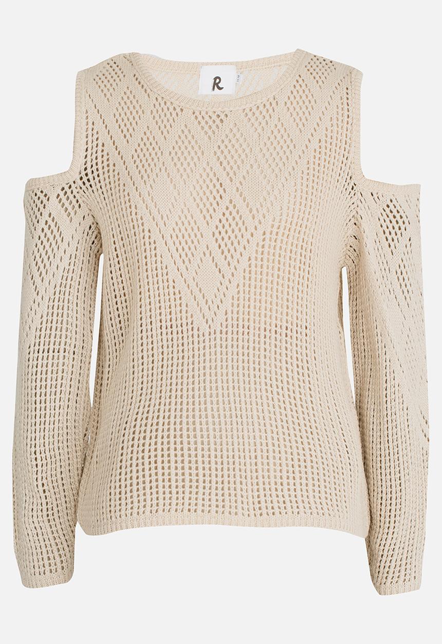 Rebel Republic - Cold Shoulder Knit Cream
