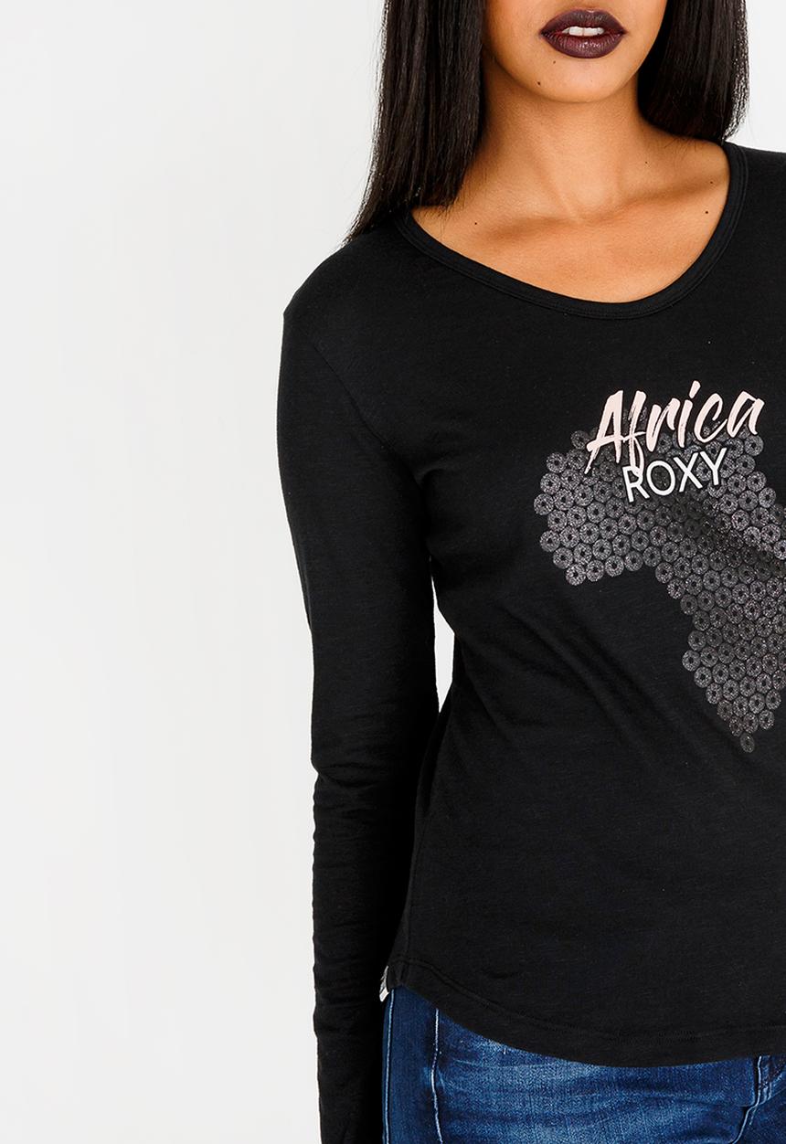 Roxy - Africa long Sleeve Tee Black