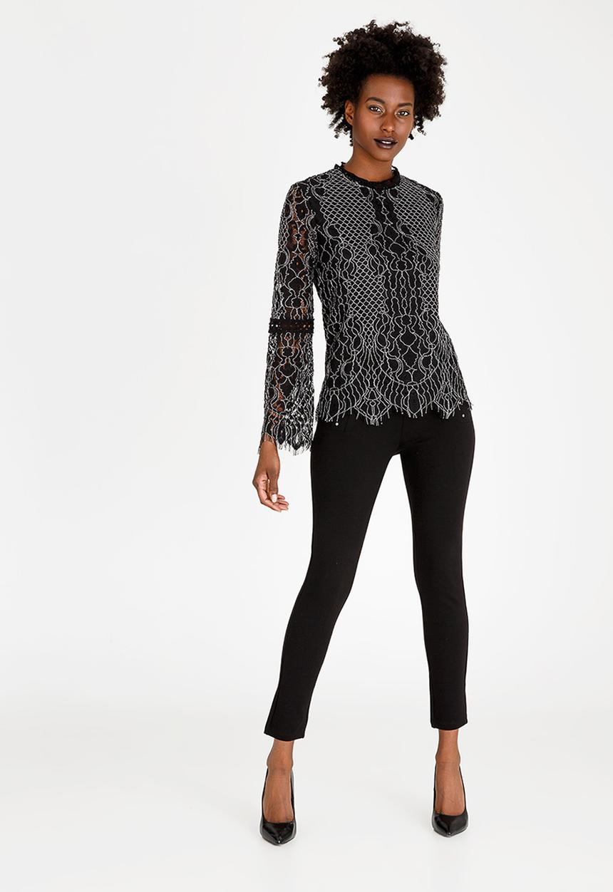 cath.nic - Lace Top Black