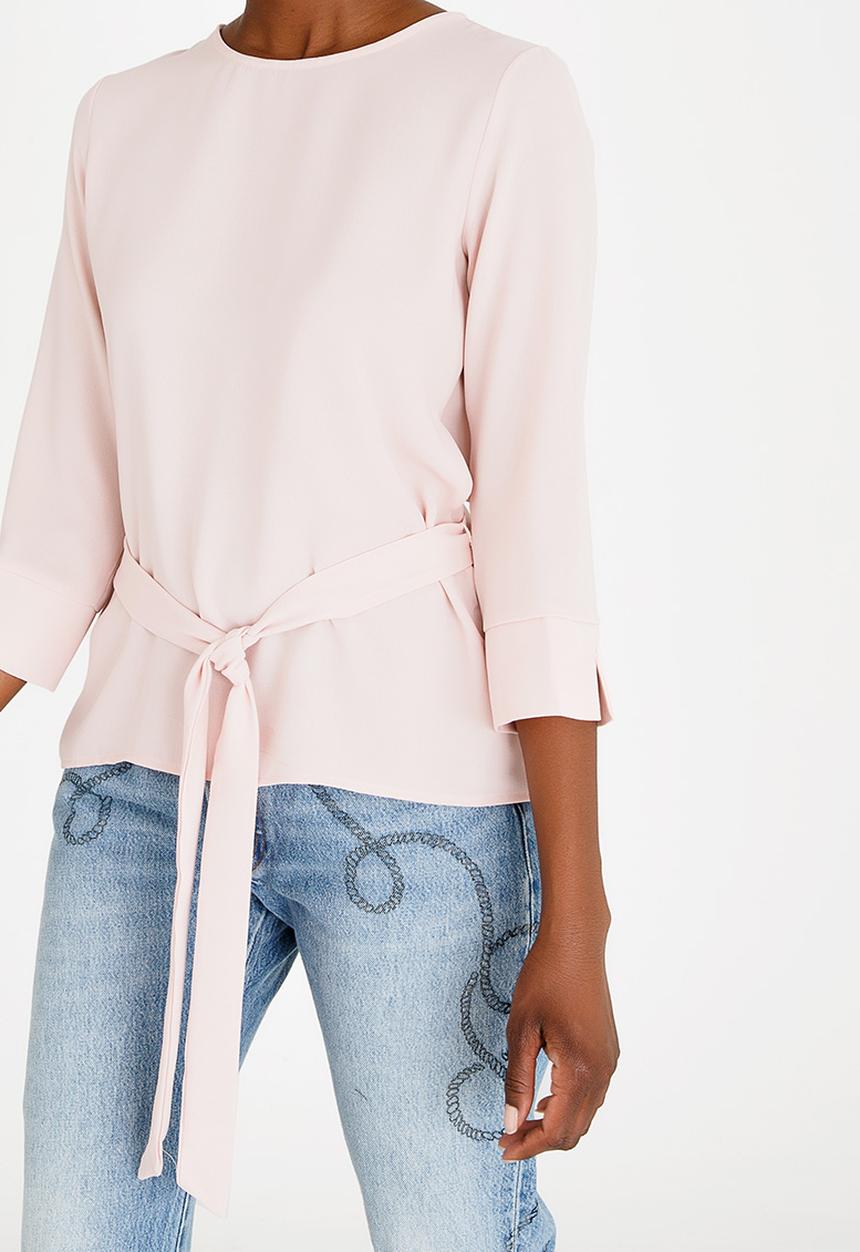 ONLY - Patricia Belted Top Peach