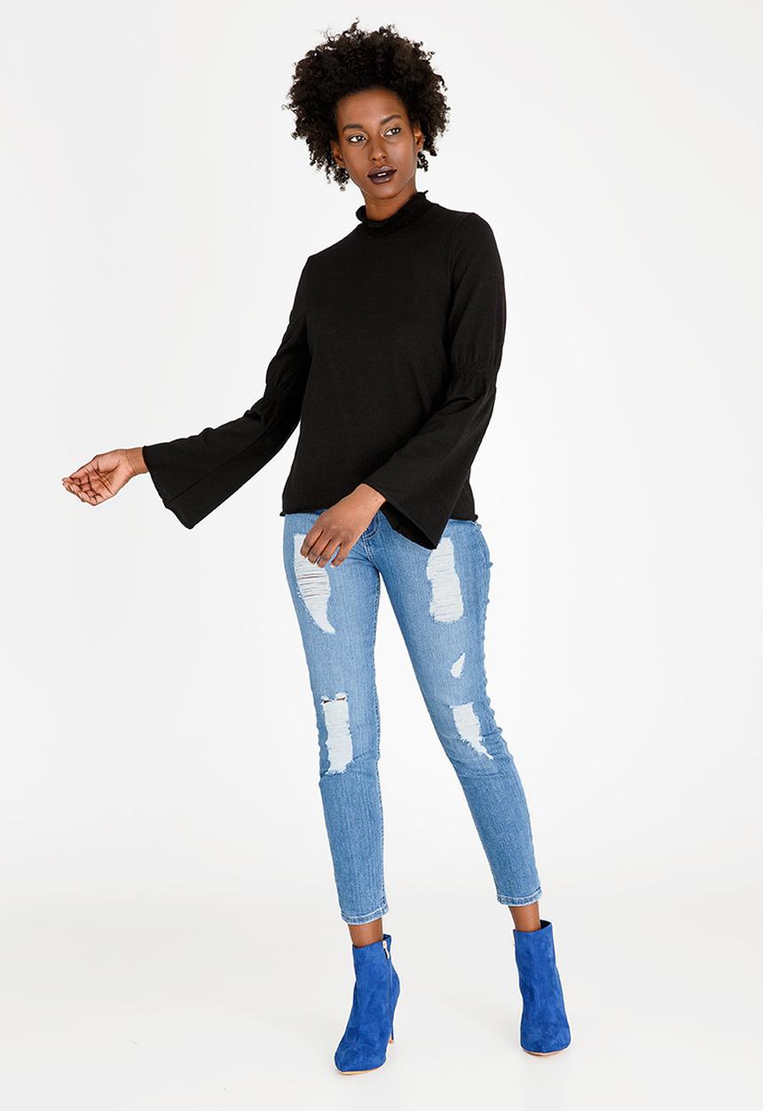 ONLY - Naya Shimmer Top Black