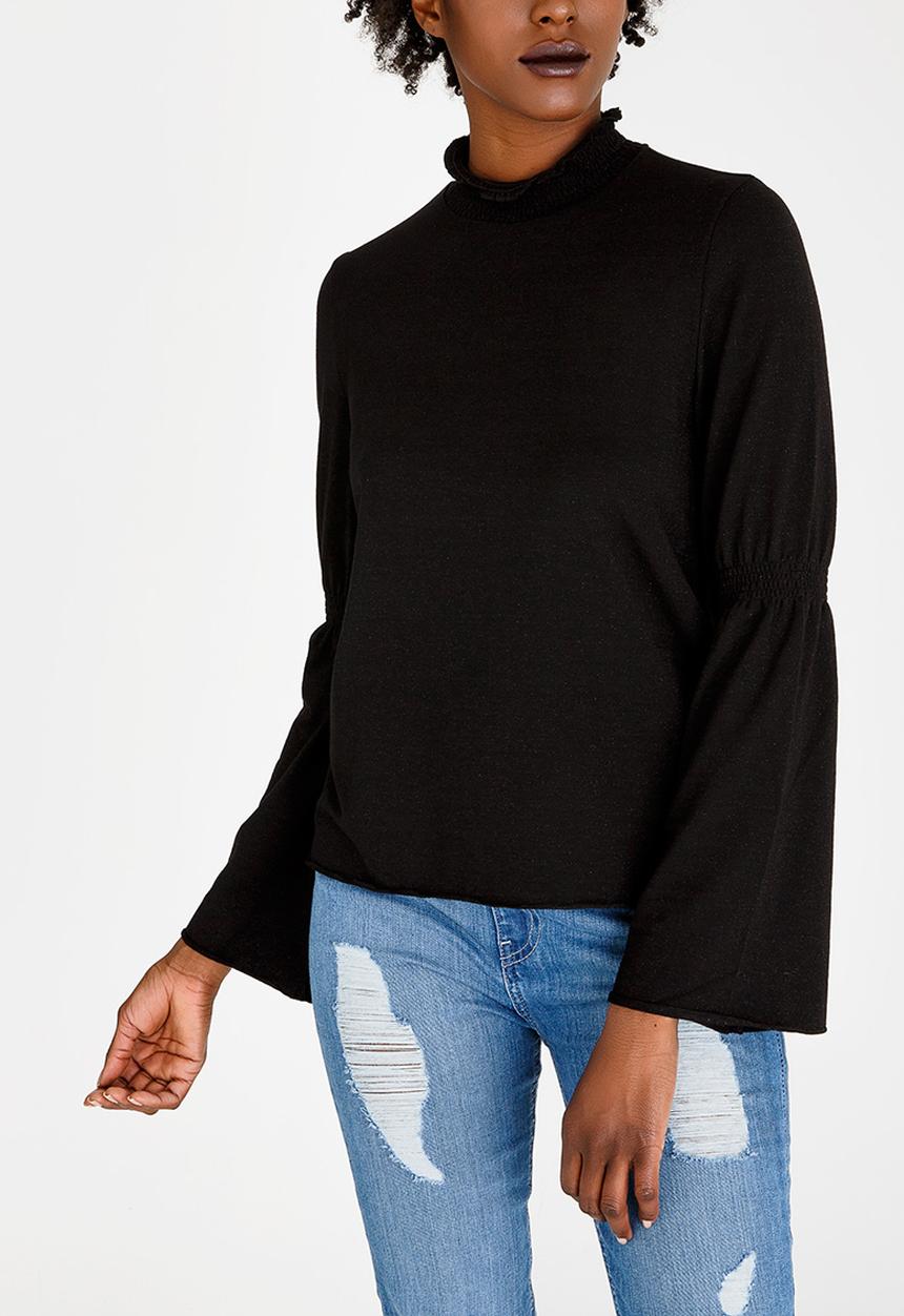 ONLY - Naya Shimmer Top Black
