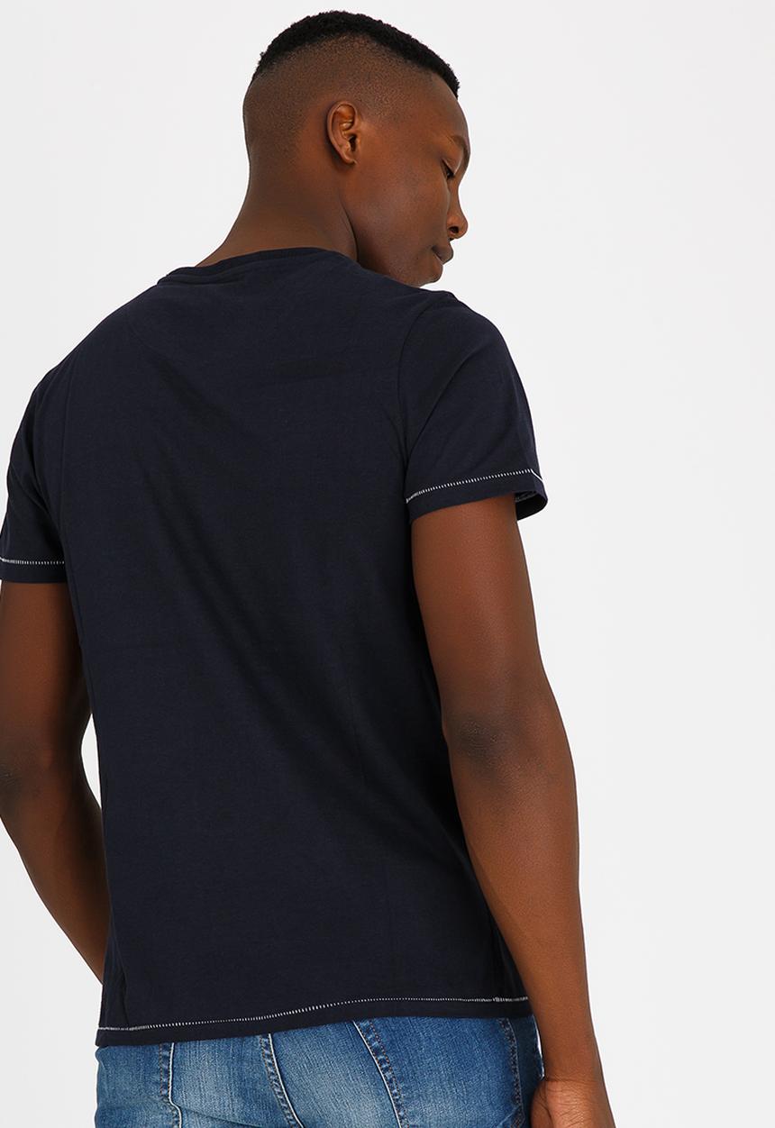 Sassoon - Crew Neck Winter Tee Navy