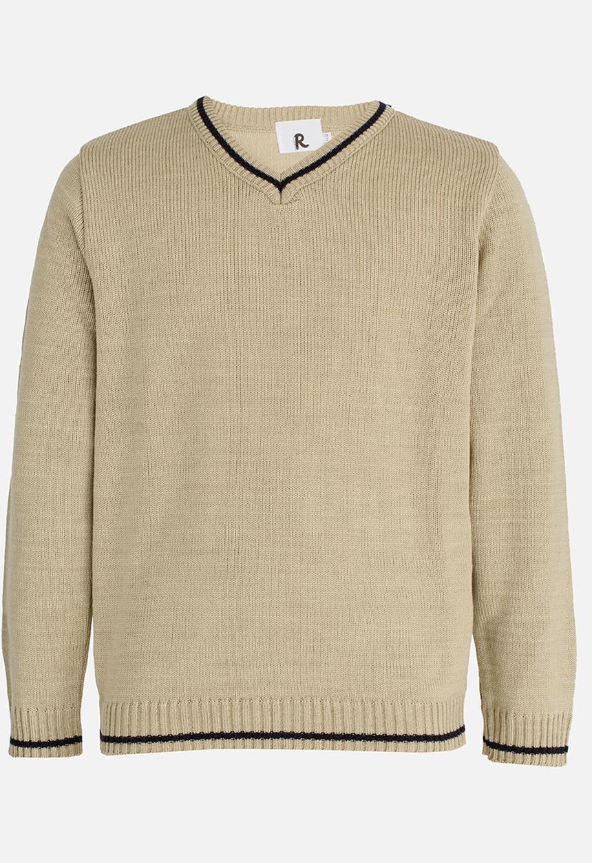 Rebel Republic - V-Neck Jersey Stone