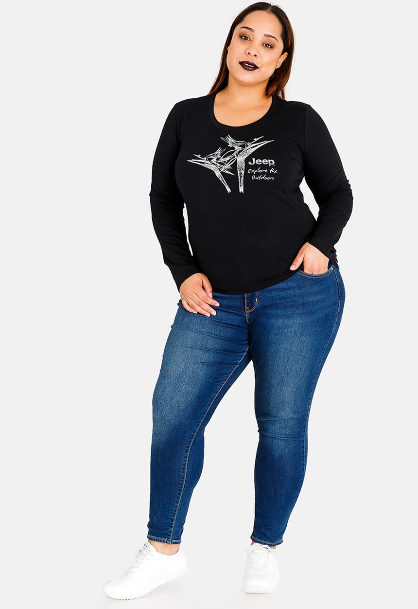 JEEP - Strelitzia Longsleeve Tee Black