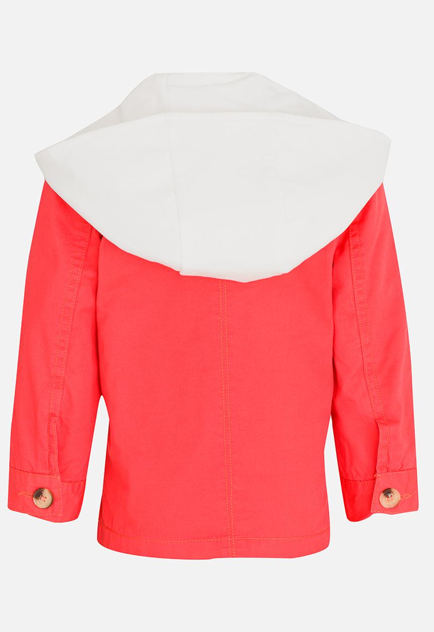 Pop Candy - Button Up Coat Mid Pink