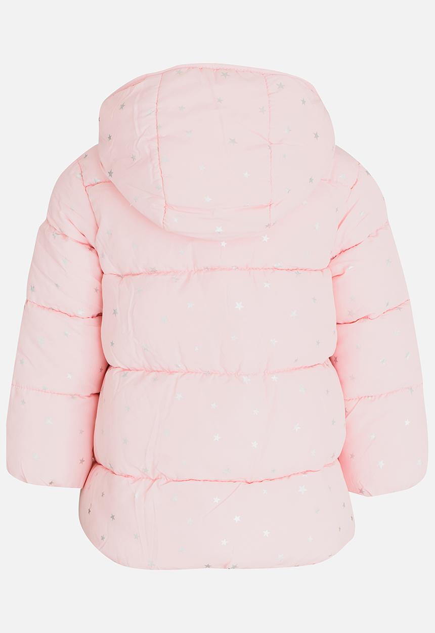 Pop Candy - Girls  Hooded Puffer Jacket Mid Pink