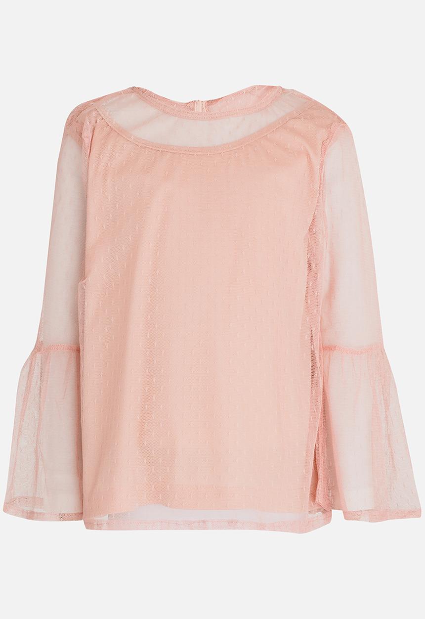 Rebel Republic - Mesh Top Pale Pink