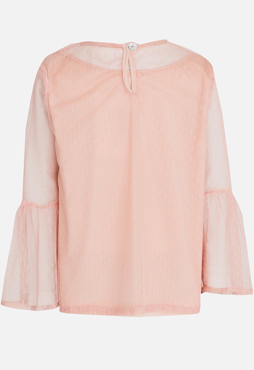 Rebel Republic - Mesh Top Pale Pink