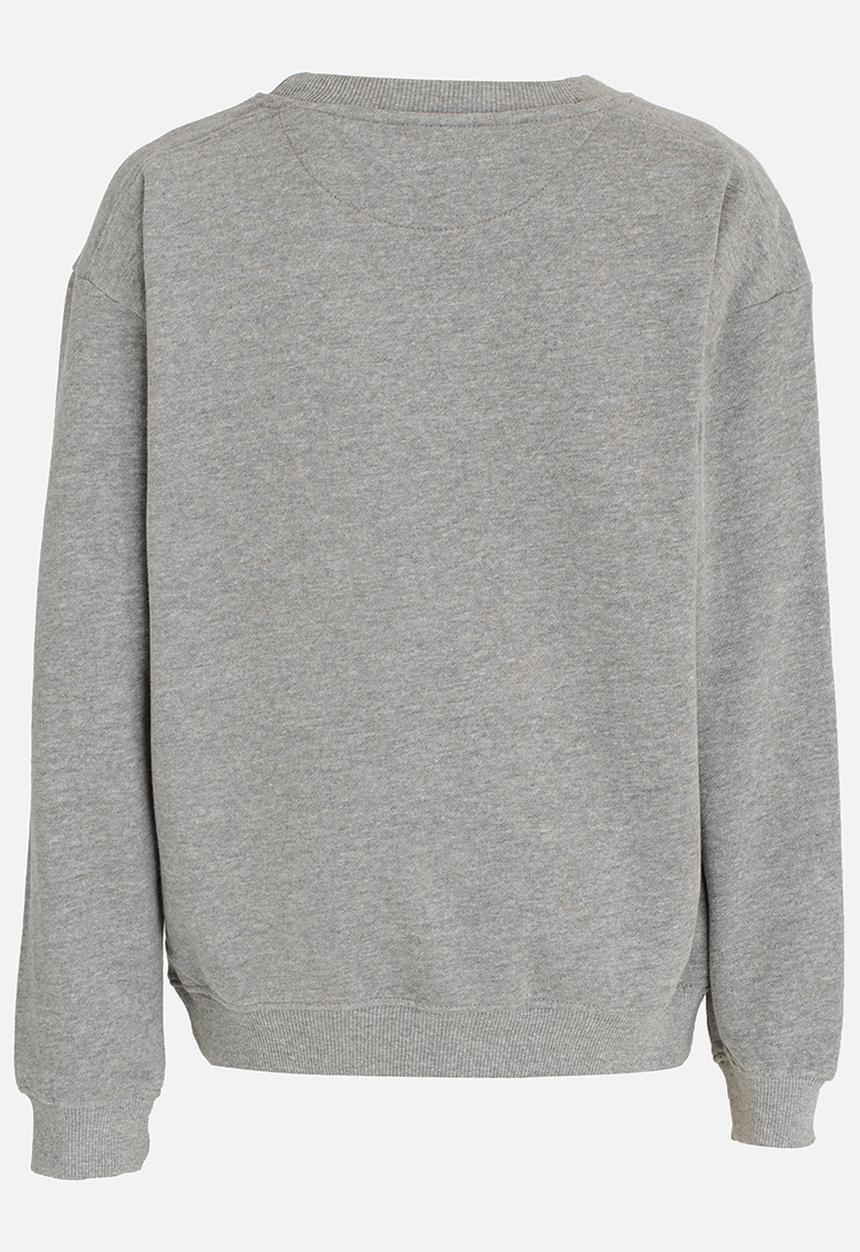 MINOTI - Foil Print Sweater Grey Melange