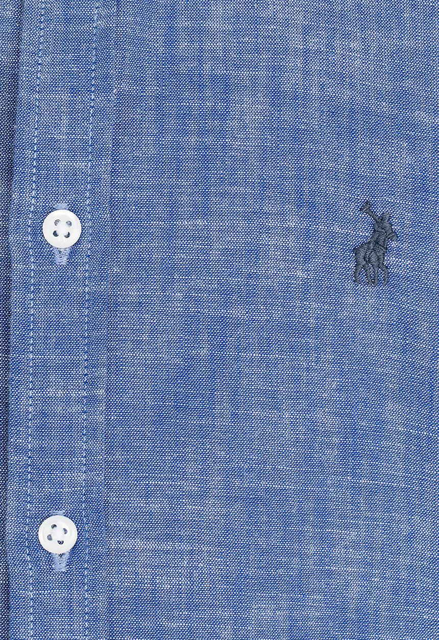 POLO - Andrew LS Oxford Shirt Blue