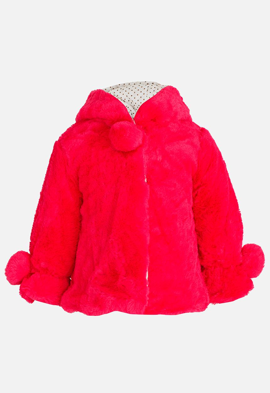Pop Candy - Girls Hooded Jacket Mid Pink