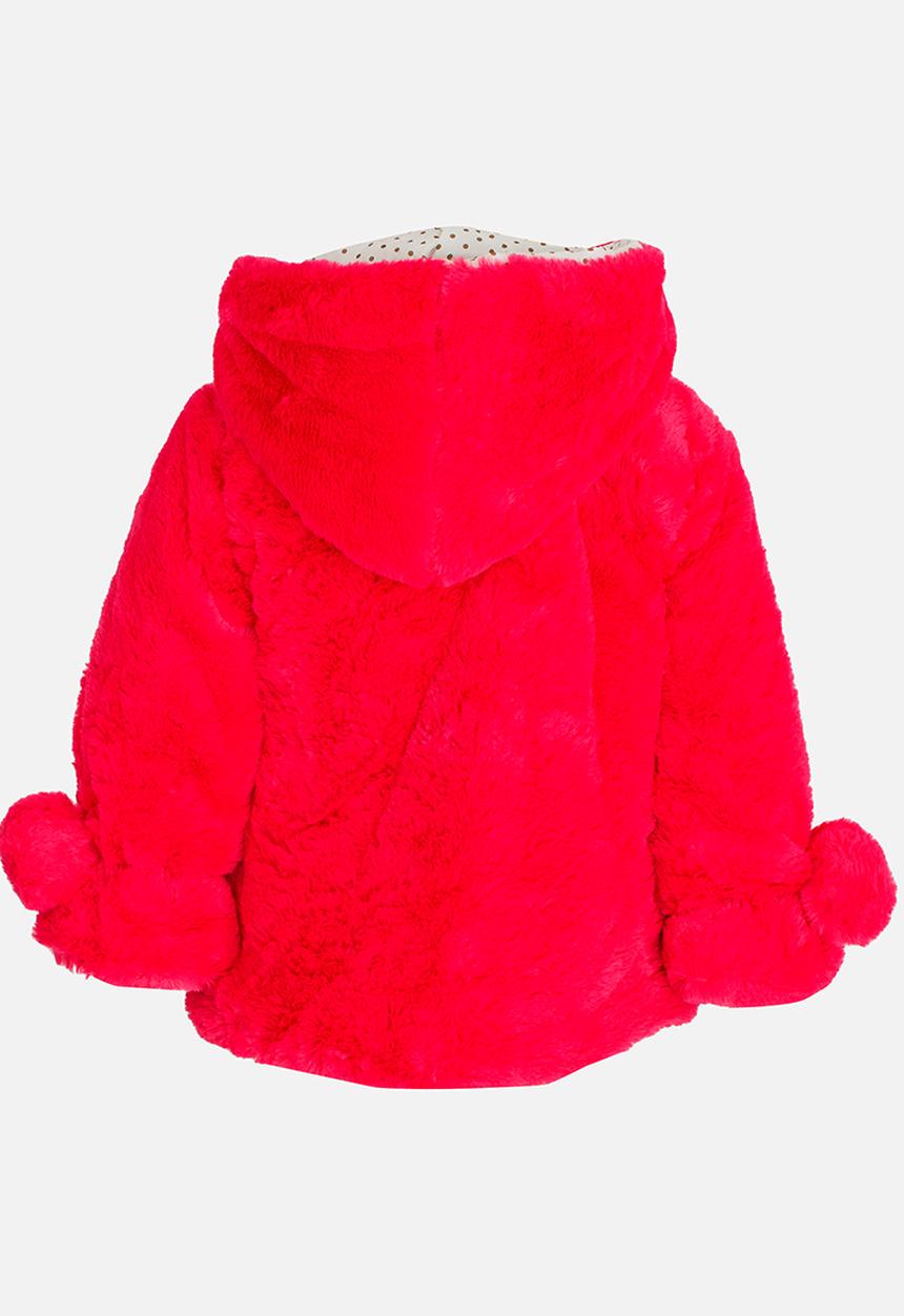 Pop Candy - Girls Hooded Jacket Mid Pink